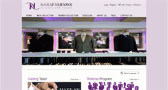 Desktop Screenshot of nanafashions.com